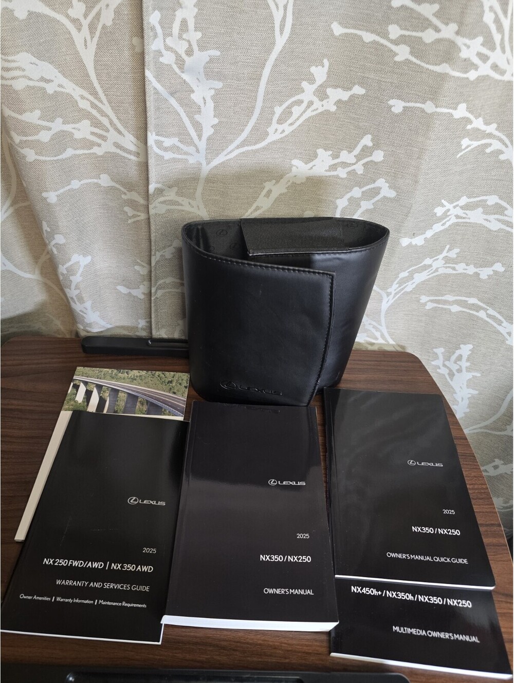2025 Lexus NX350h/NX350/NX250 Owners Manual Set With Leather Case Included